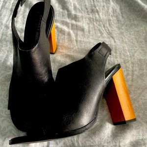 Black Block Heels